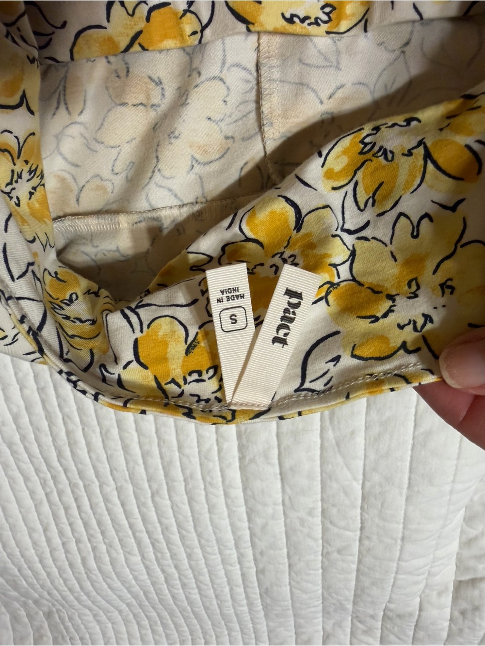 Pact Organic Cotton Yellow Floral Halter Midi Dress Size Small - Picture 8 of 8